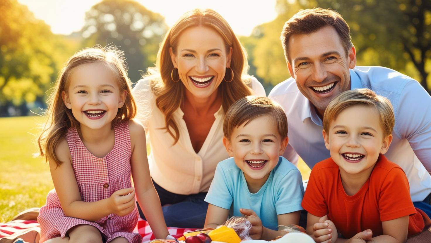 happy family with health care coverage (1)